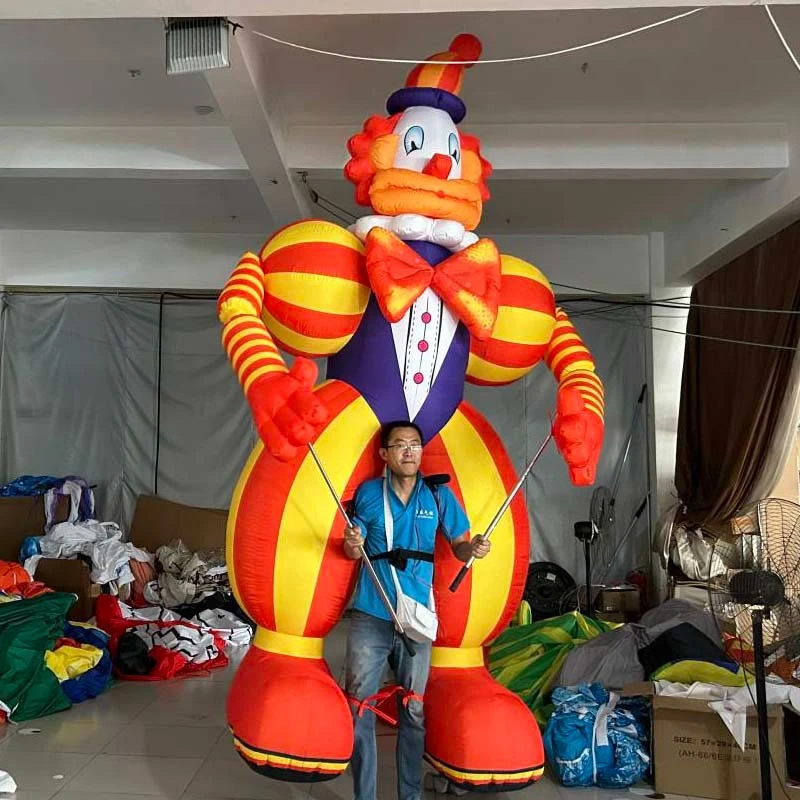 Inflatable Clown txiv neej nqa Parade Puppet