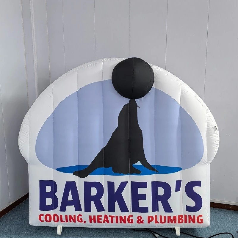 Inflatable Logo Wall2