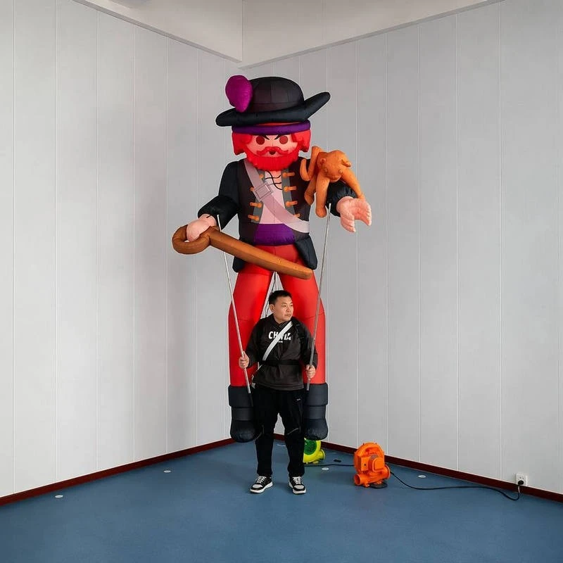 Inflatable Pirate txiv neej nqa Parade Puppet
