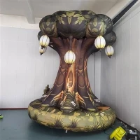 Inflatable Enchanted Tsob Ntoo Nrog Dai Teeb